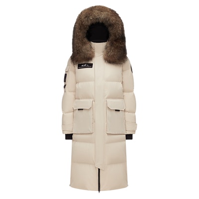 波司登极寒户外长款鹅绒羽绒服女