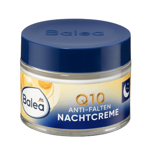 德国balea芭乐雅Q10面霜紧致抗皱抗衰老保湿夜间修复滋养晚霜50ml