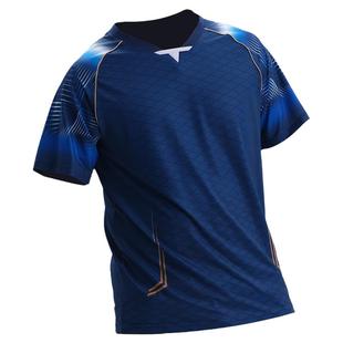 新款羽毛球服短袖速干男女上衣透气乒乓网球服情侣跑步运动训练服