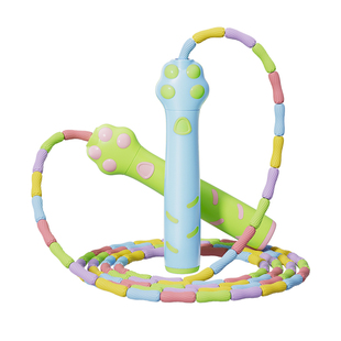 佑美跳绳儿童小学专用幼儿园初学竹节跳绳一年级5岁6岁大班小孩绳