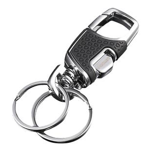 汽车钥匙扣男士腰挂钥匙链圈创意简约金属防丢锁匙挂钩耐用摩托车
