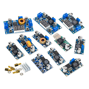 LM2596S DC-DC直流可调降压稳压电源模块板3A 5A 75W 24V转12/5V