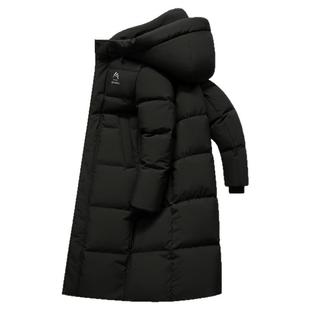 鸭鸭长款加厚羽绒服女2024新款冬季东北防寒大衣保暖显瘦宽松外套