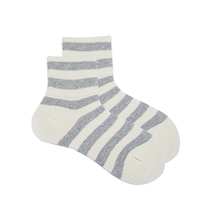 Beeff男女 无骨薄款海洋条纹短袜子美式ins 休闲日系袜子时尚夏季