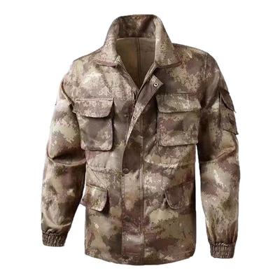 黄色迷彩服套装冬款加厚耐磨耐脏防污防刮防尘正版教官服军训服