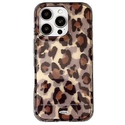 高级感豹纹适用苹果手机壳