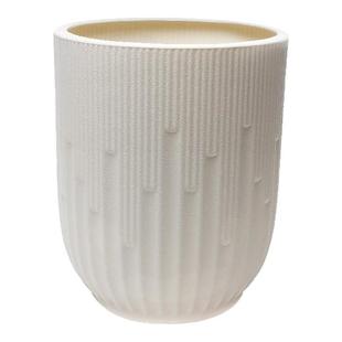 植卉居简约轻奢塑料花盆大号圆形加厚加大落地绿植盆栽龟背竹花盆