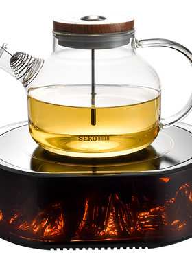 新功仿真炭火电陶炉玻璃煮茶壶