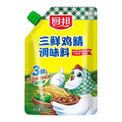 厨邦三鲜鸡精调味料立袋100g