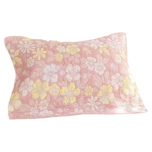 纱布棉枕巾加大加厚家用纯棉纱布现代枕头巾学生耐脏回礼情侣四季