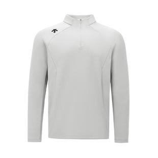 DESCENTE迪桑特TRAINING男士SOLOTEX长袖半拉链贴身保暖针织衫