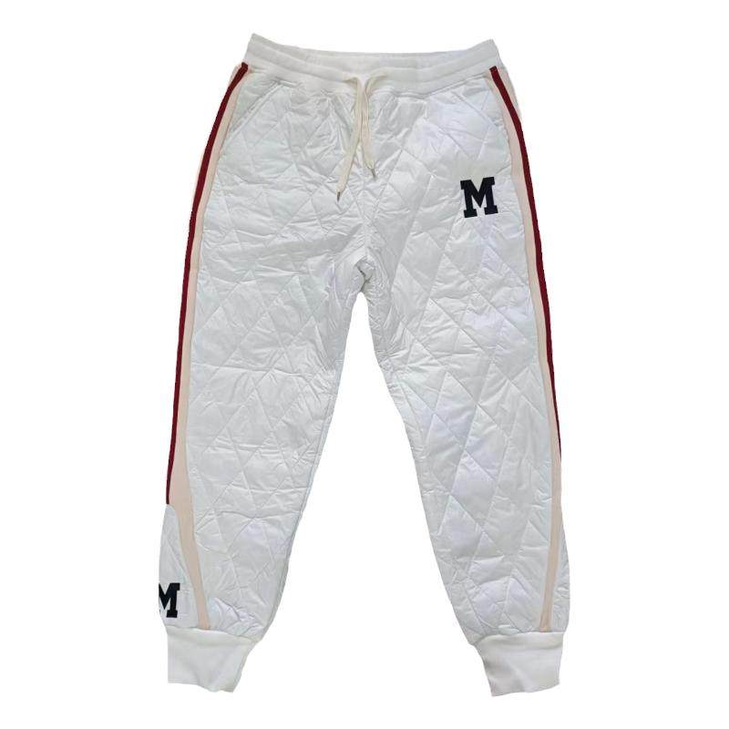 2024冬季新款压缩棉加厚卫裤女休闲百搭显瘦哈伦裤高腰时尚束脚裤