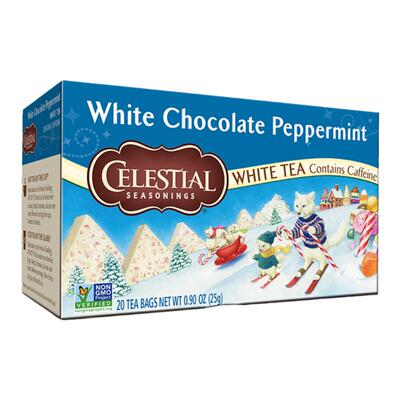 Celestial-喜乐 白巧克力薄荷WHITE CHOCOLATE PEPPERMINT茶 20包