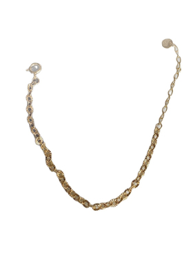 法式复古轻奢简约镂空压花手链女钛钢不掉色简约小众设计百搭手饰