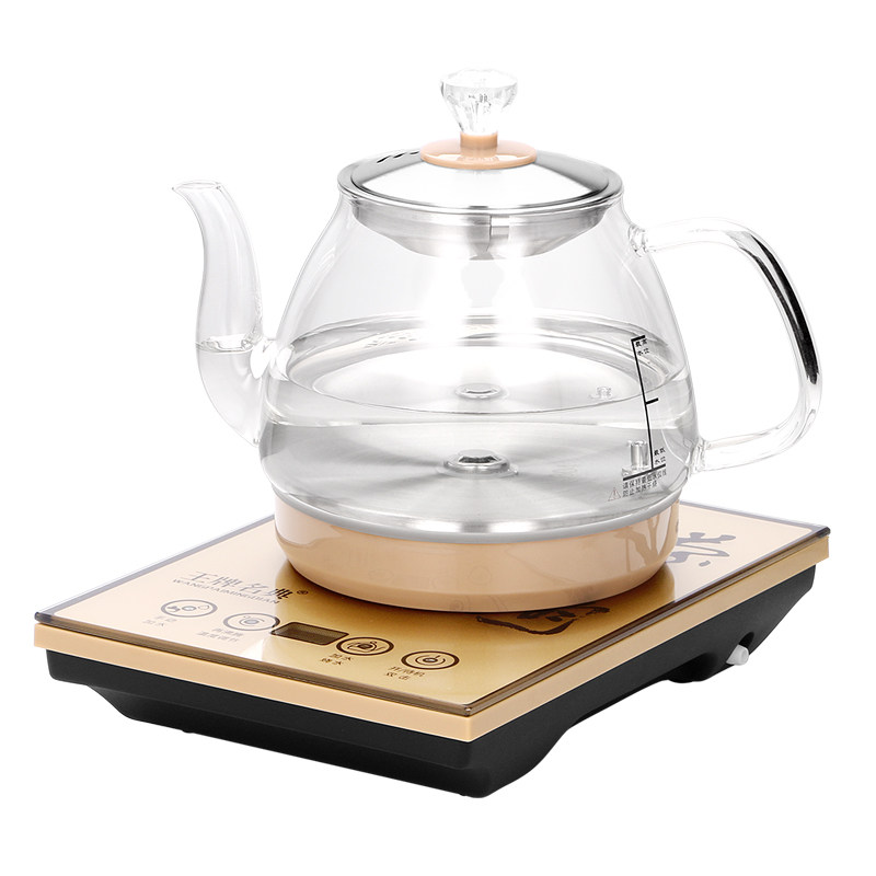 全自动底部上水壶电热烧水壶茶台泡茶具专用一体机茶桌抽水嵌入式