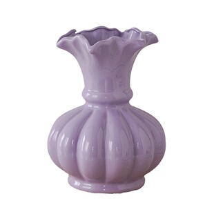 法式中古芬顿陶瓷花瓶客厅创意插花ins风装饰高级感小众花器摆件