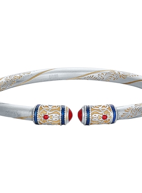 六桂福珠宝S990开口手镯