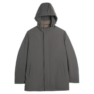 GORNIA/格罗尼雅男士棉服中长款舒弹商务通勤温暖中年百搭外套