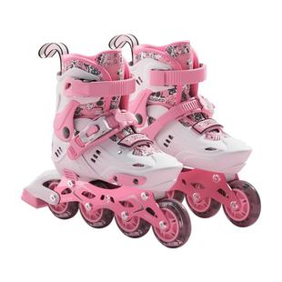 snoopy史努比官方正品球刀冰刀鞋儿童滑冰鞋两用女溜冰鞋6-12岁