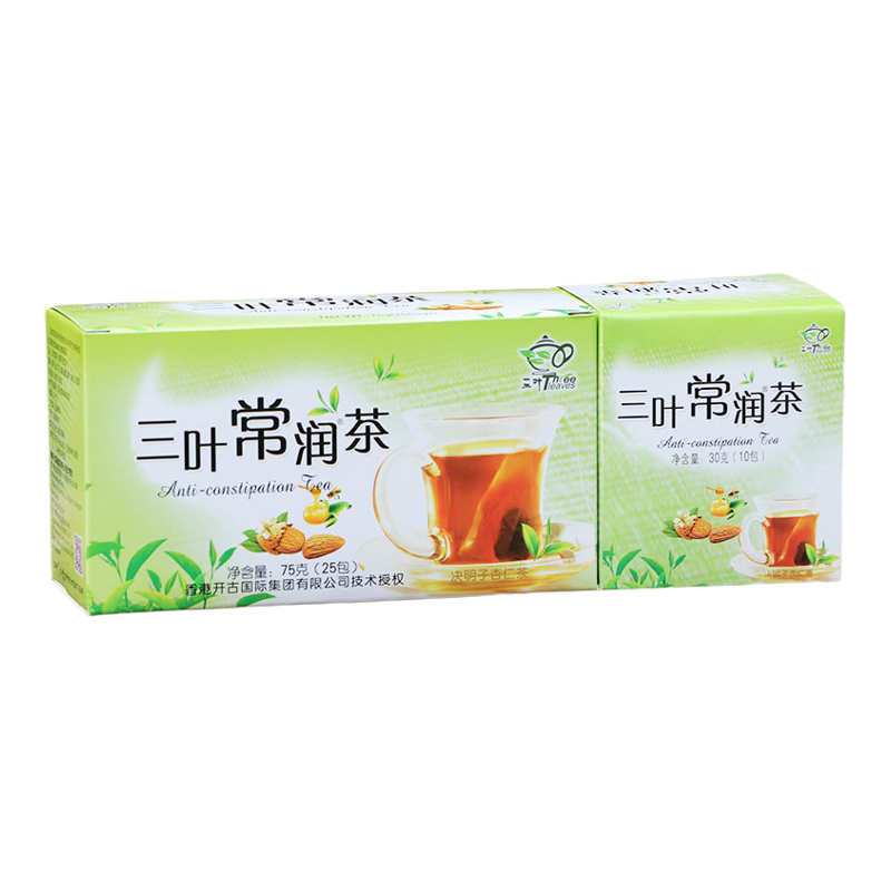 三叶正品吸油方便通秘清排常润茶