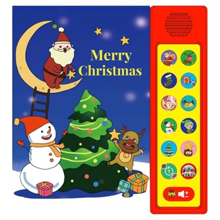 sss英语启蒙儿歌发声书圣诞英文儿歌jingle bells 经典童谣有声书