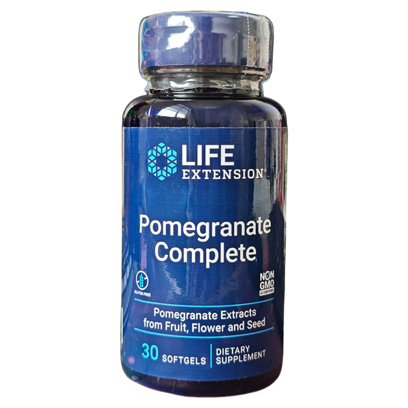 现货Life Extension美国全谱石榴提取物呵护心血管健康30粒