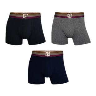 CR7官方正品C罗同款纯棉男士内裤新款运动内裤男生四角裤平角内裤