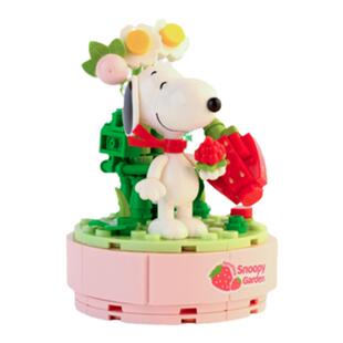 正版snoopy史努比周边拼装积木花生漫画场景送朋友闺蜜生日小礼物