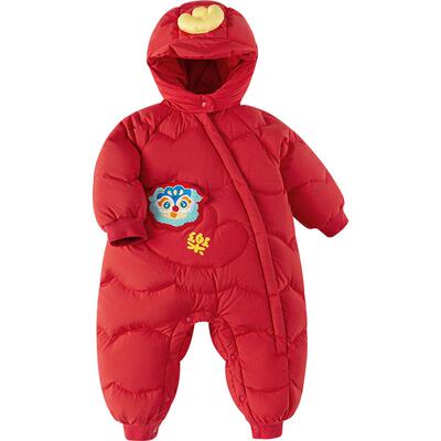 巴拉巴拉羽绒连体衣婴儿宝宝衣服