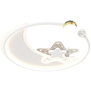 儿童房卧室灯2025年新款男孩女孩公主房间护眼星空吸顶灯星星月亮