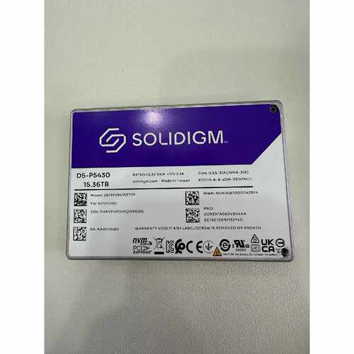 Solidigm D5P5430 15.36TB U.2，议价商品