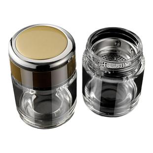 玉金晶单层玻璃杯水杯男带盖便携小巧水晶杯透明女士高硼硅茶杯子