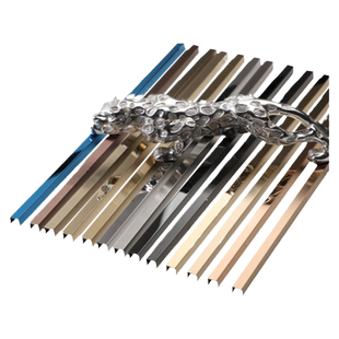 不锈钢装饰线条包边条收边压边条U型卡槽圆弧拉弯弧形金属条角花