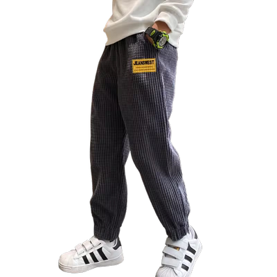 真维斯童装儿童裤子秋冬男童加绒