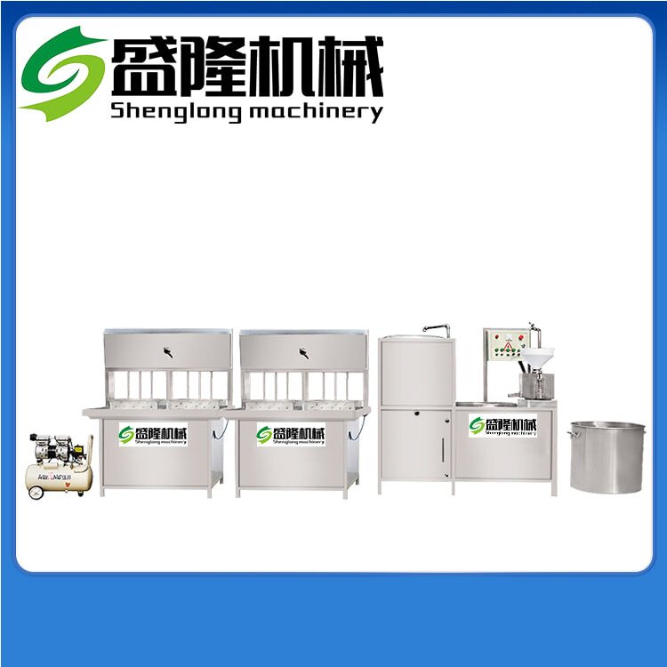 石磨豆腐机家用现磨 多功能豆腐机浆渣分离 仿手工豆干机设备