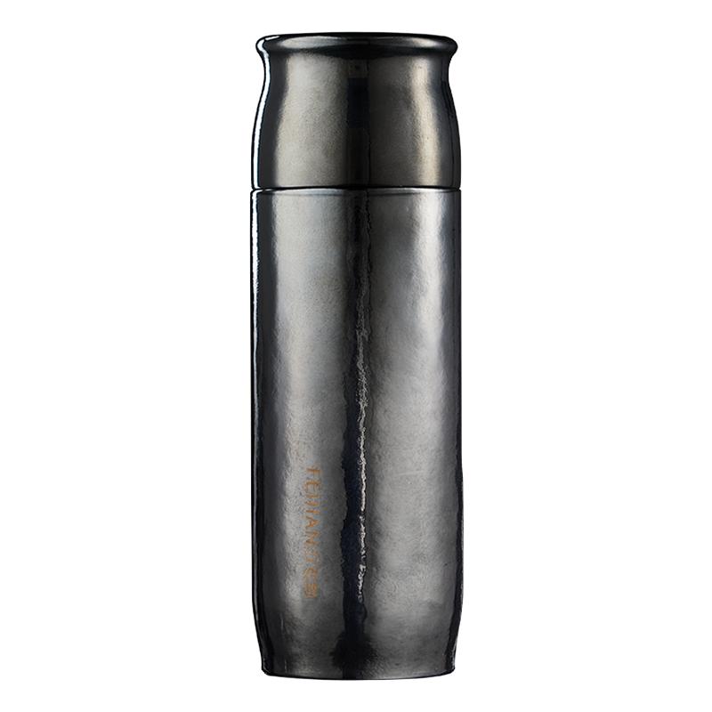 [官方正品]飞剑纯钛保温杯双层钛保鲜抑菌运动酷黑武士钛杯子