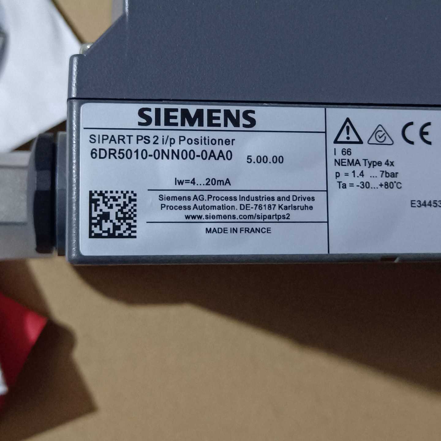 议价西门子定位器 6DR5010-0NN00-0AA0,法国