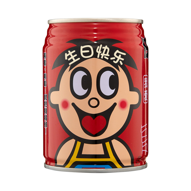 旺仔牛奶定制易拉罐刻字摆台