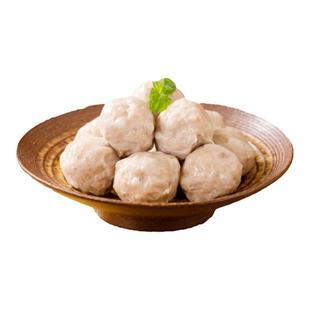 晶华鱼丸潮汕正宗手打手工猪肉黑椒肉丸子火锅烧烤食材实心肉丸