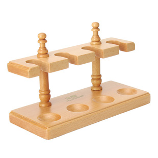 实木 3/4/5位烟斗架烟斗配件木质烟斗架座架子专用斗架展示架斗座