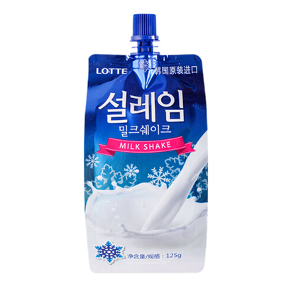 乐天韩国进口雪来淋牛奶味冰淇淋