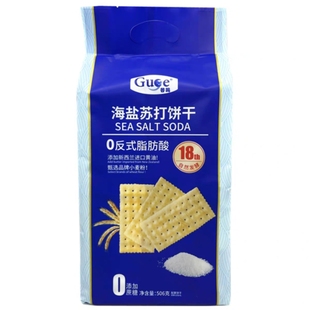 谷鸽海盐苏打饼干506g袋装超市同款老人儿童零食办公室早餐零食