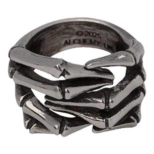 Alchemy Gothic R255 A牌哥特暗黑复古骷髅手指开口戒指指环饰品