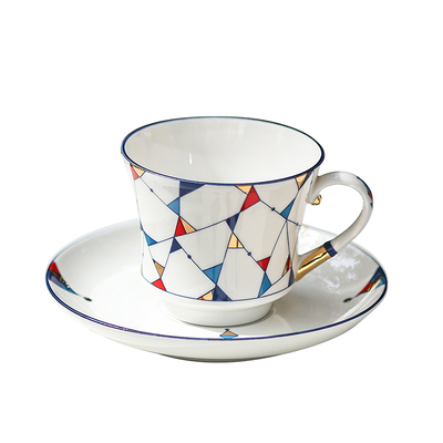 俄皇万花筒咖啡杯几何下午茶具