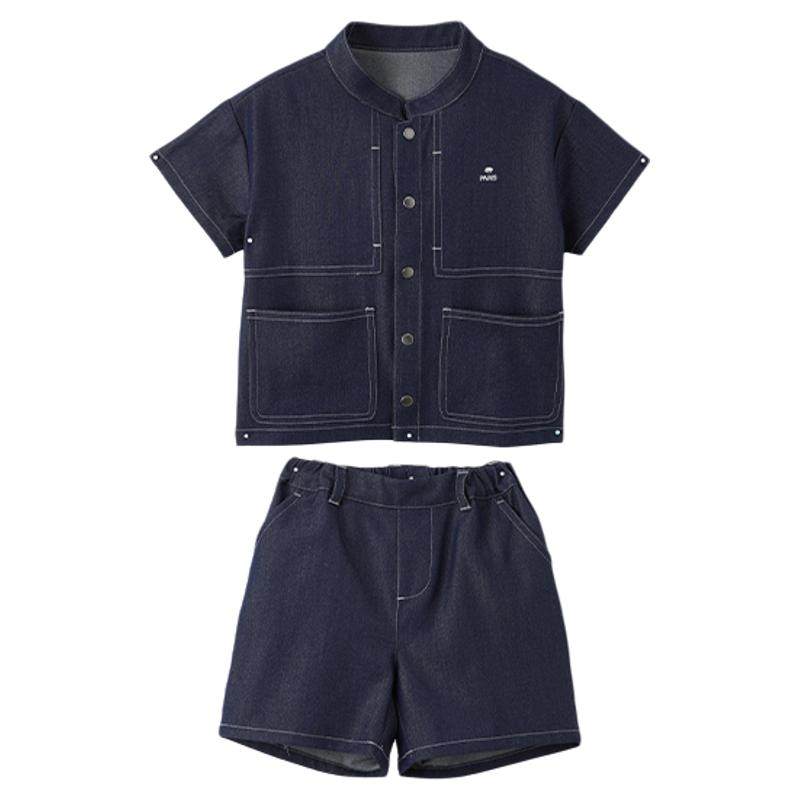 tartineetchocolat法国巧克力童装25夏季新款男童上下分体式套装