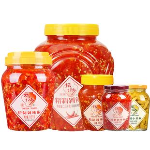 坛坛乡精制剁辣椒2.3kg瓶装湖南特产拌面商用剁椒鱼头专用剁椒酱