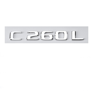 奔驰C级尾标C200L C260L/C300L C63 AMG改装标贴后标4MATIC车标贴