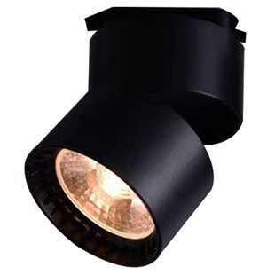 110V220V散光射灯店铺服装店客明装厅可折叠导轨灯60度广角轨道灯