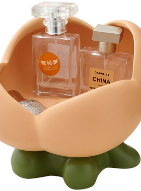 奶油风郁金香桌面收纳盒