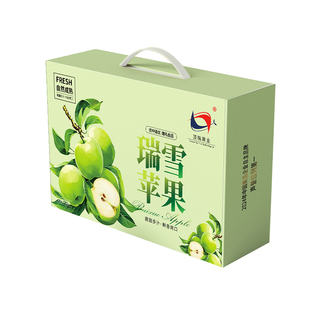 瑞雪苹果脆甜多汁青苹果礼盒鲜果15枚75mm洛川苹果新品种